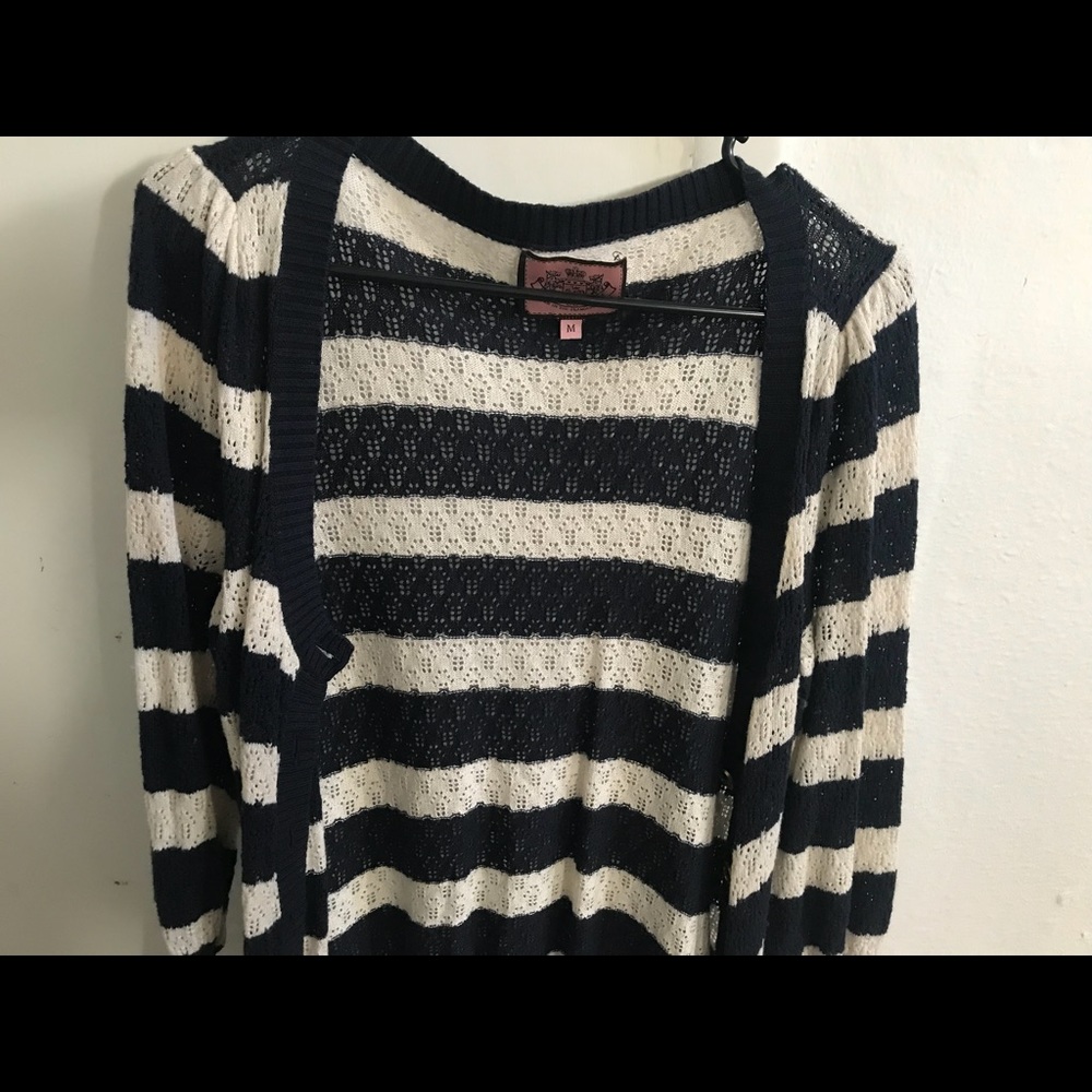 Juicy Couture Navy Blue Cardigan